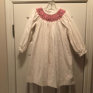 Zuccini smocked corduroy Christmas dress